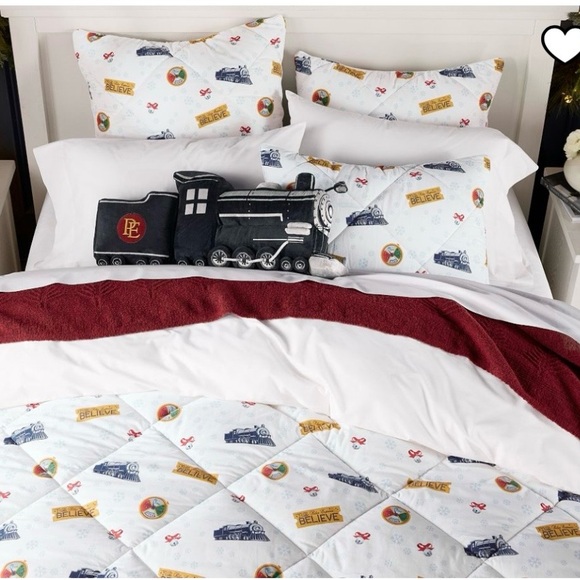 Pottery Barn - Polar Express bedding set with sheets comforter pillow